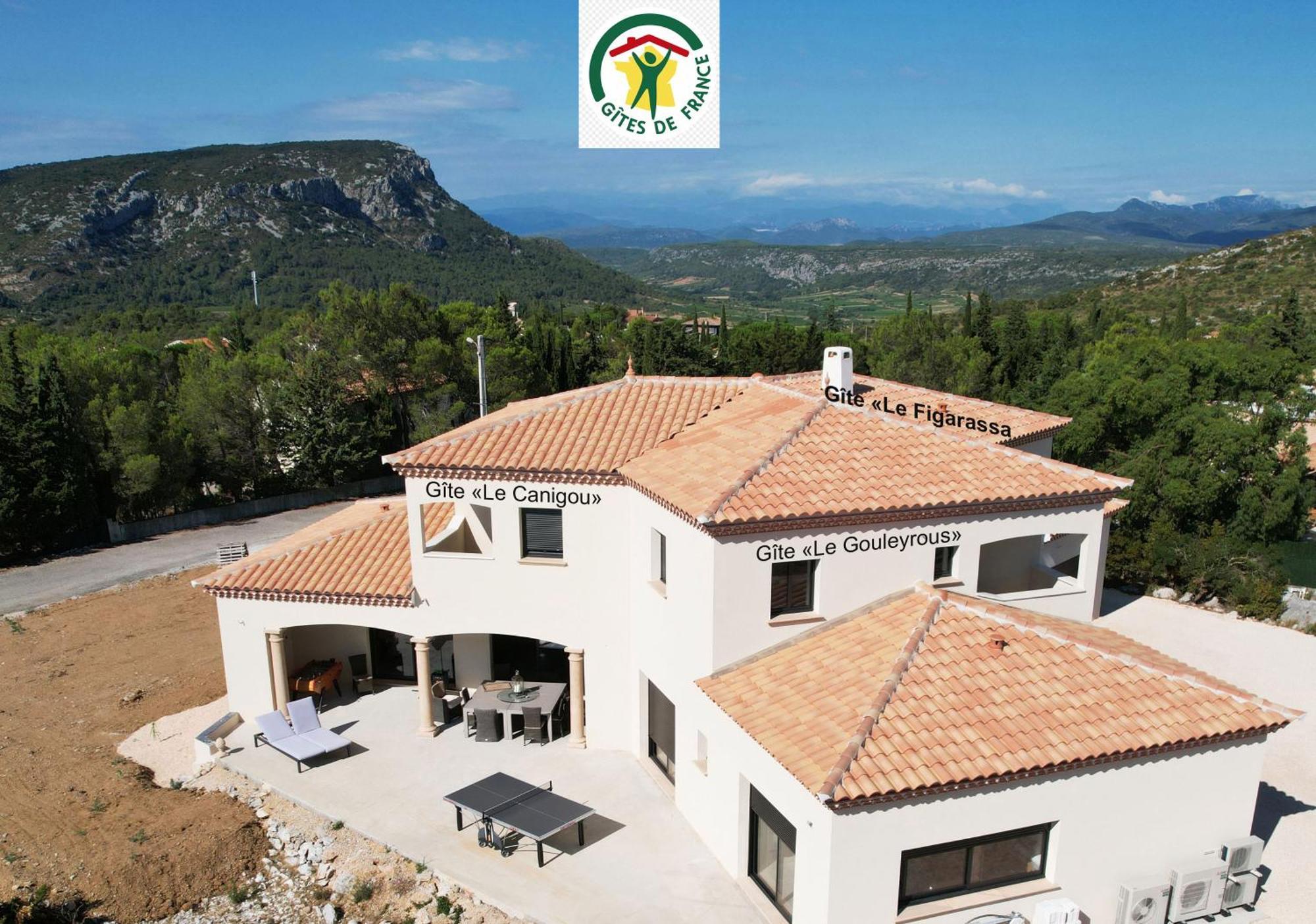 Trois Appartements Au Sein Du Mas Jams - Le Gouleyrous, Le Canigou Et Le Figarassa Vingrau Ngoại thất bức ảnh